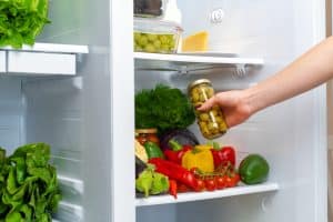 Rangement aliments dans le frigo