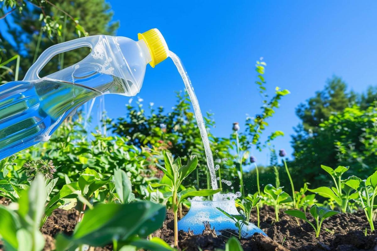 Lorsque ces deux produits sont ajoutés, le vinaigre blanc devient encore plus efficace contre les mauvaises herbes