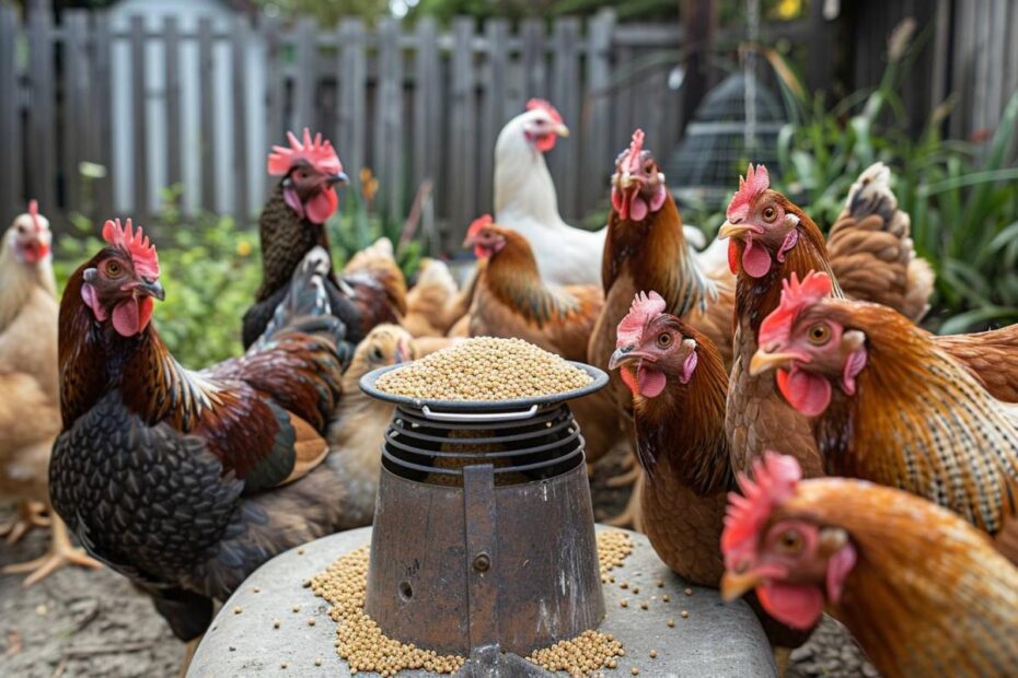 Quand donner à manger à vos poules